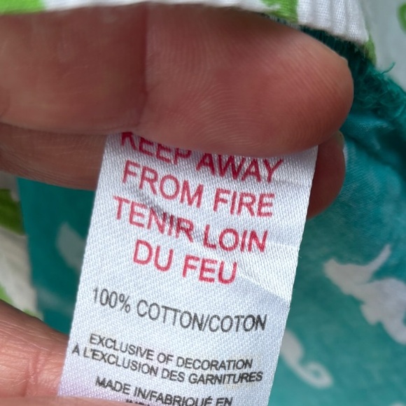 Hatley Women’s L Coastal Beach Seahorse 100% Cotton Aqua Swim Cover Up Tunic - Picture 9 of 9